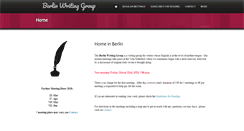 Desktop Screenshot of berlinwritinggroup.com